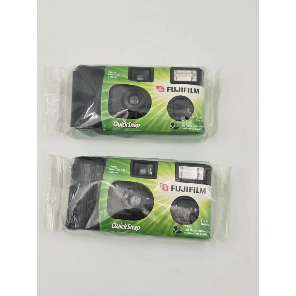 Fujifilm QuickSnap Flash 2pk 27 Exp. Each Disposable Camera New Expired